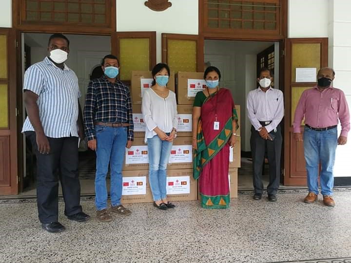Chinese Embassy in Sri Lanka Donated 11,000 medical masks to University of Colombo – 27th May