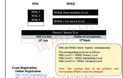 Chinese Proficiency Test (HSK & HSKK) 2026